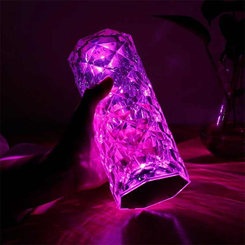 Crystal Rose Diamond Lamp