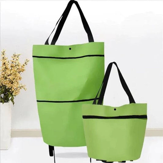 2-IN-1 FOLDABLE SHOPPING CART