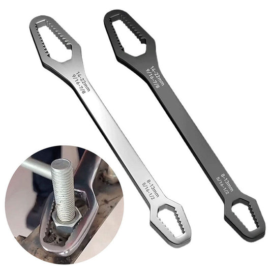 Universal Wrench Double Head Spanner 8-22mm Ratchet Spanner For Bicycle Car Repair Tools