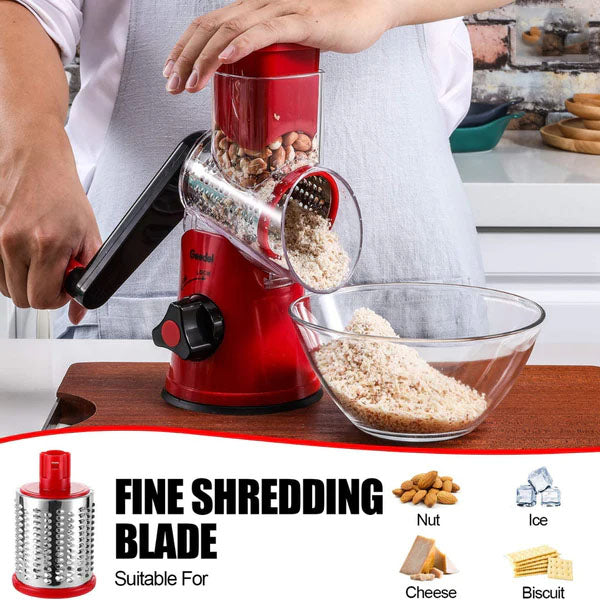 Multifunctional Round Mandoline Slicer