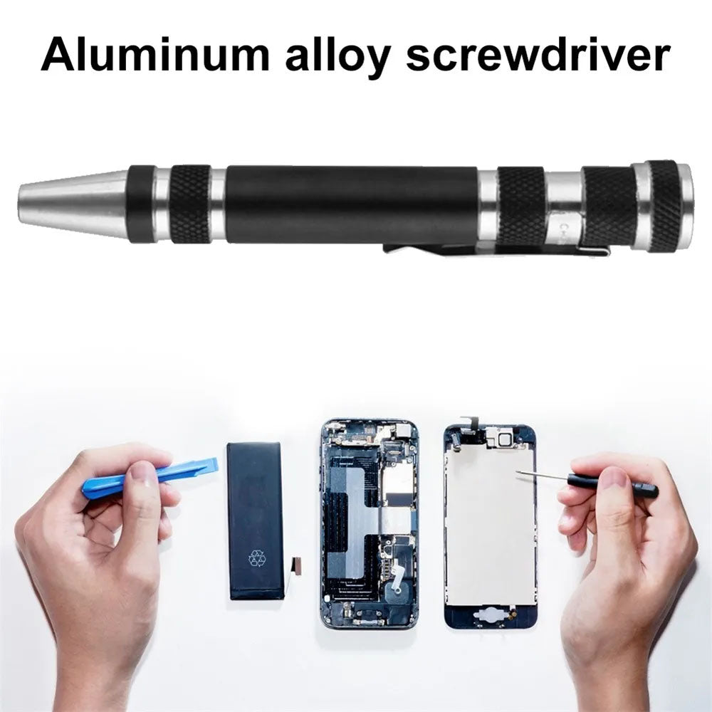 Multifunction 8 In 1 Pocket Screwdriver