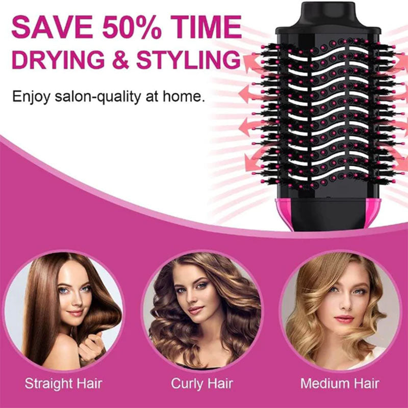 One-Step Hair Dryer Brush Volumizer Hot Air Brush Blow Dryer Brush for Straightening Curling