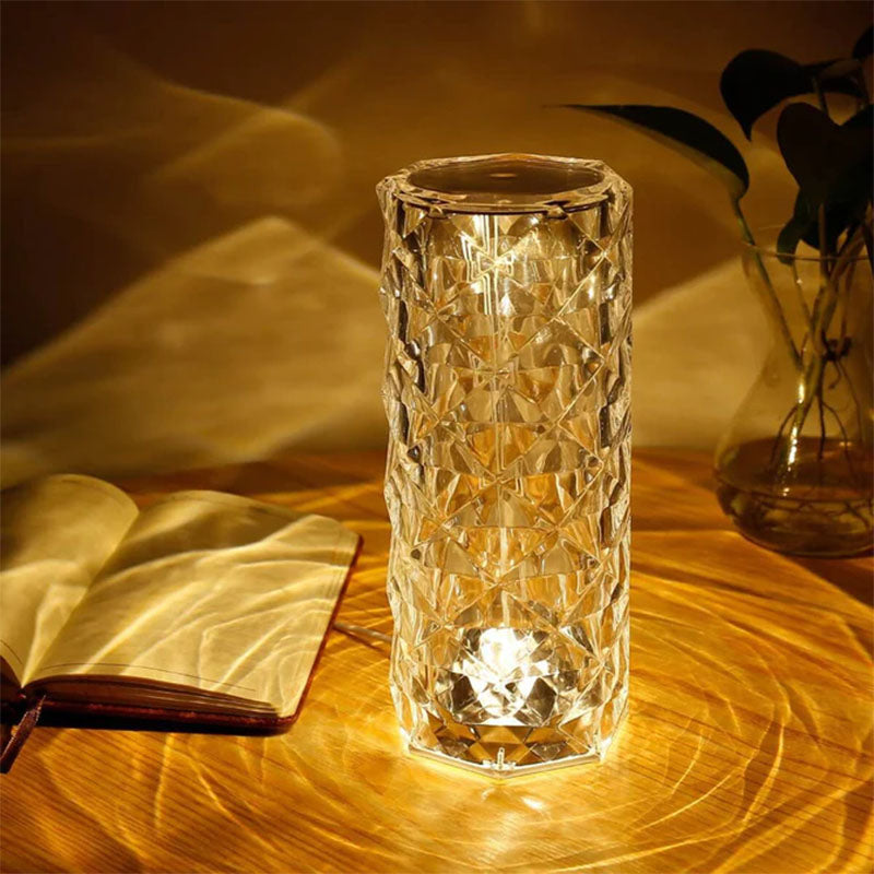 Crystal Rose Diamond Lamp