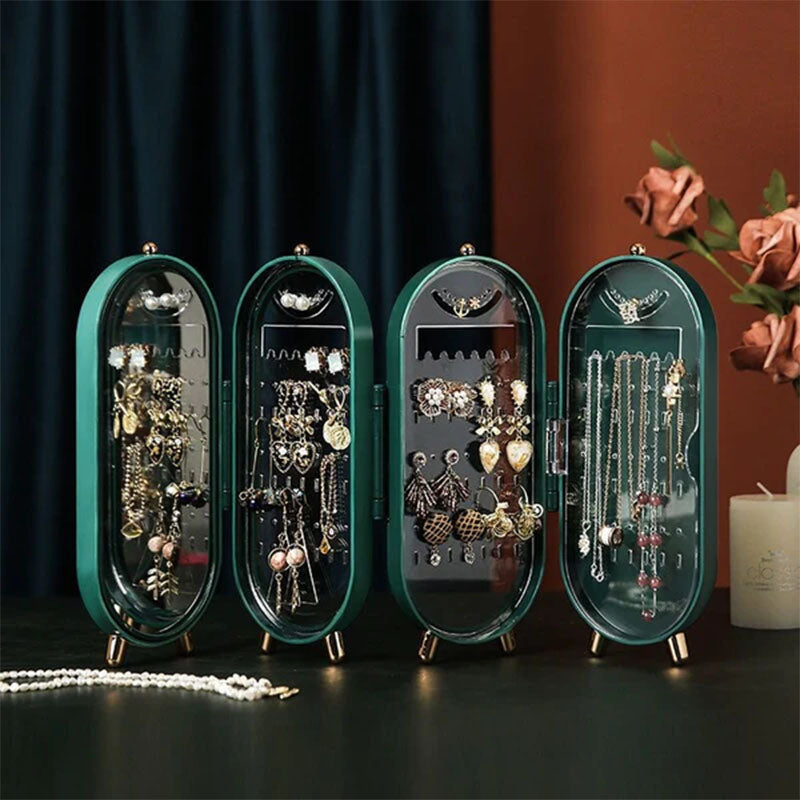 ROYALE FOLDABLE JEWELRY ORGANIZER & MIRROR